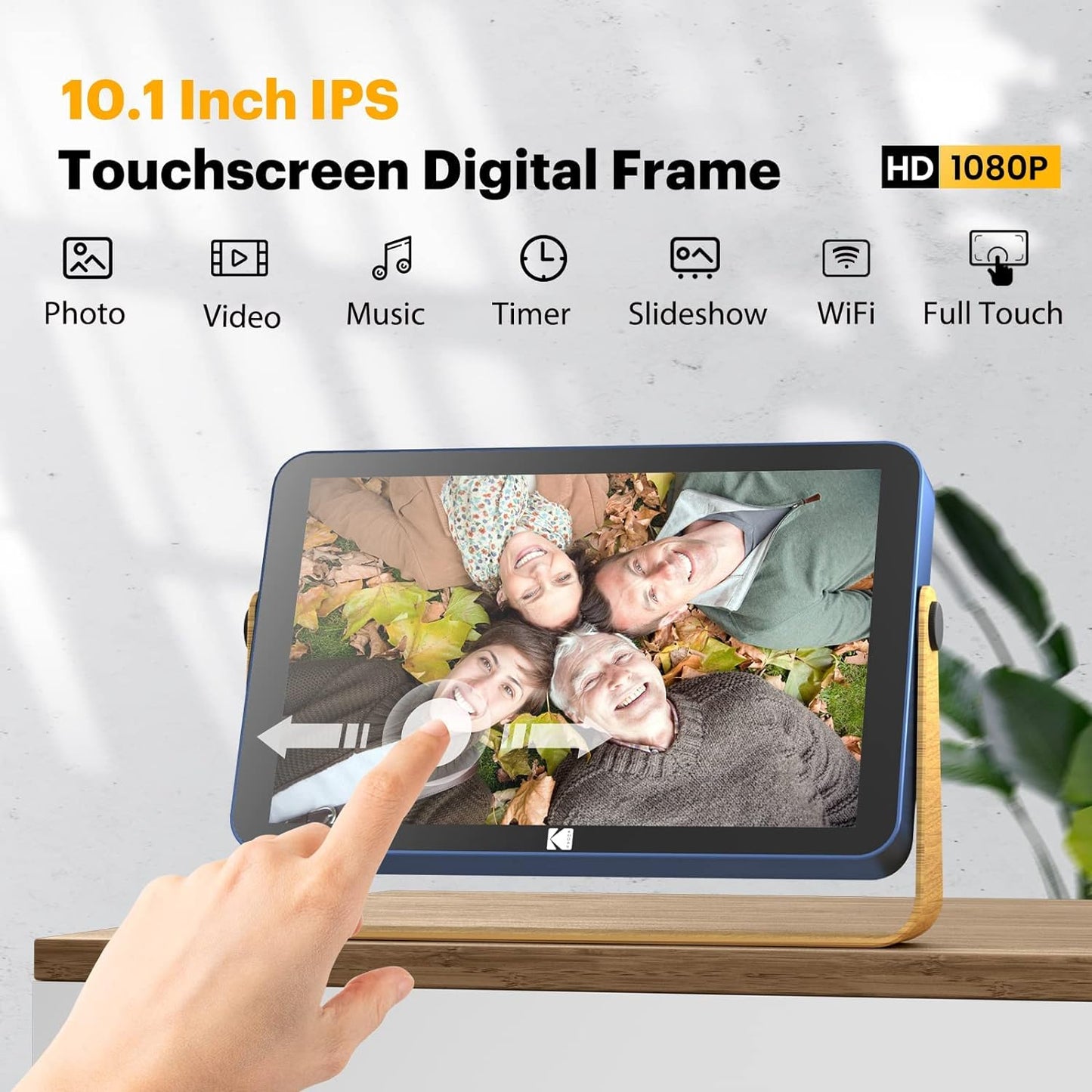 KODAK RWF-108H 10″ IPS Touch Panel Digital Electronic Photo Frame