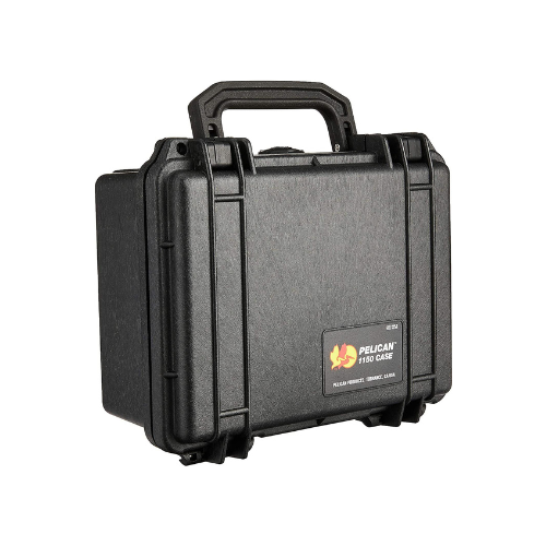 Pelican 1150 Black Protector Case with Foam - Limited Lifetime Local Warranty
