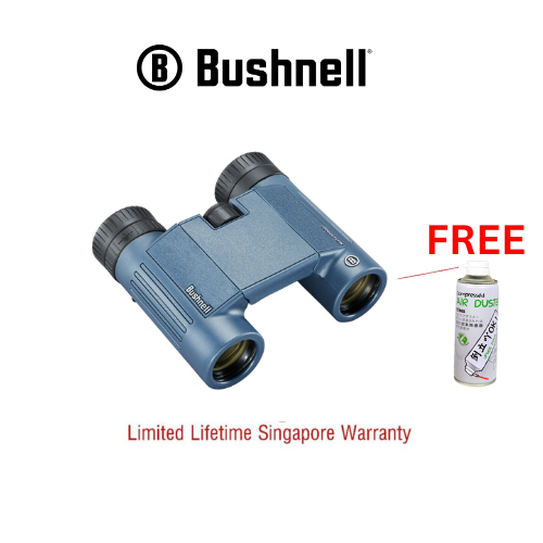 Bushnell Binoculars H2O 12x25 (132105R) FREE Air Duster - Limited Lifetime Warranty