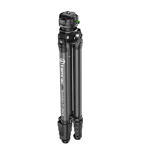 Tamrac Revolution Z1-265CB Professional Carbon Tripod (Black) with Ballhead FREE Phone Holder