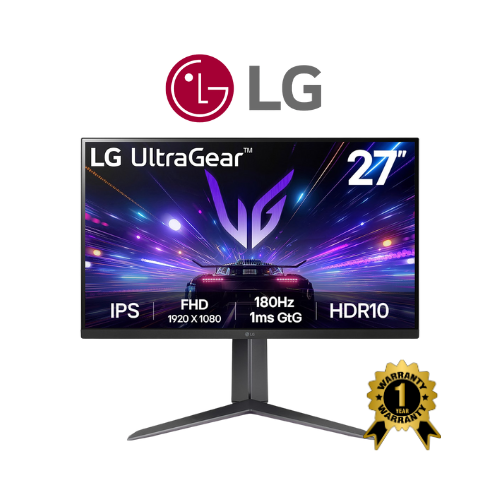 LG IPS Full HD 180HZ Gaming Monitor (24GS65F-B / 27GS65F-B)