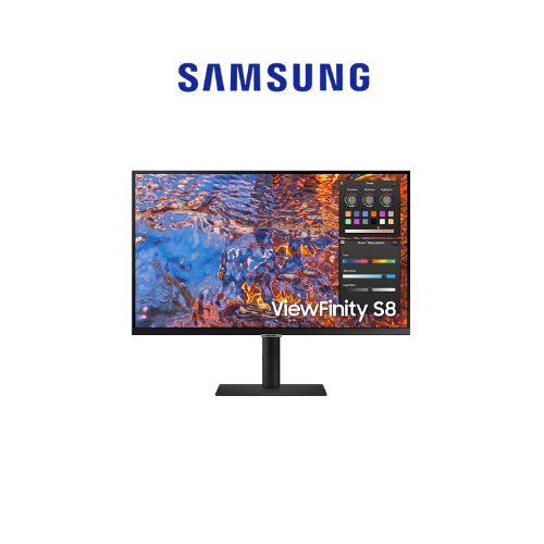 Samsung 27" ViewFinity S8 S80PB UHD Monitor - 3 Years Warranty