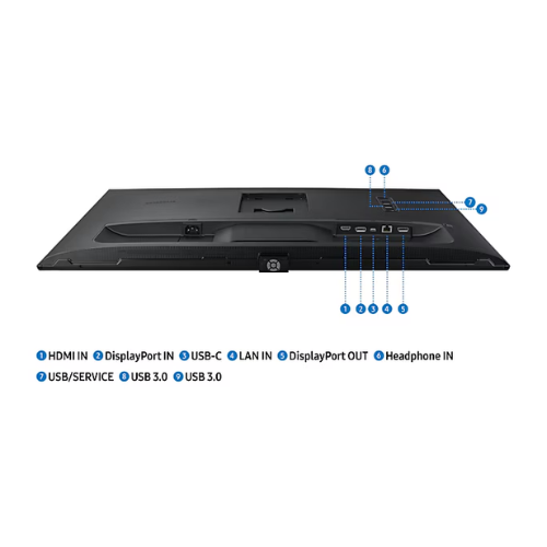 Samsung 32" QHD Monitor with USB type-C and LAN port - 3 Years Warranty