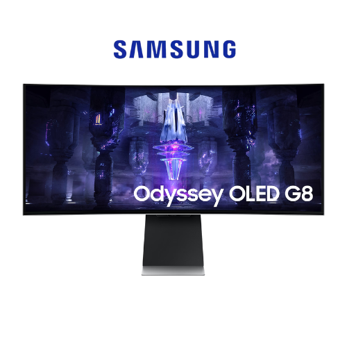 Samsung 34" Odyssey OLED G8 G85SB WQHD 175Hz Gaming Monitor - 3 Years Warranty