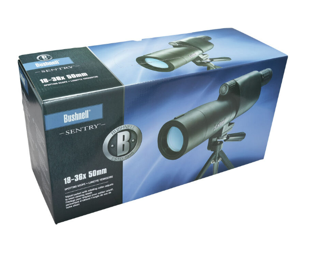 Bushnell SENTRY® Spotting Scope 18-36X50 (783618) FREE Air Duster - Limited Lifetime Warranty