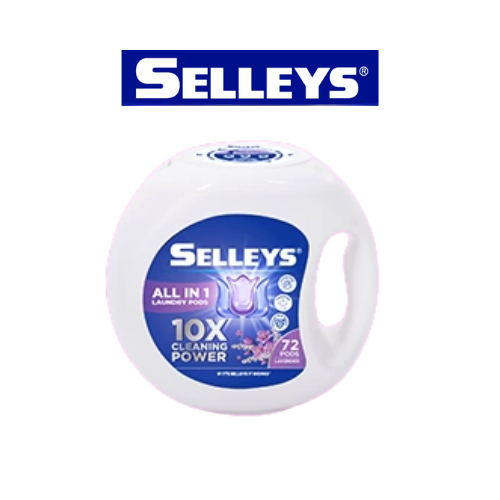 Selleys Laundry Pods Tub with 72 pcs Pod (Floral / Lavender)