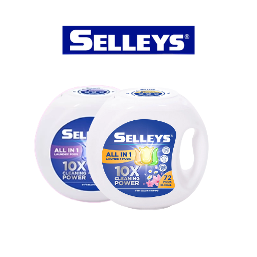 Selleys Laundry Pods Tub with 72 pcs Pod (Floral / Lavender)