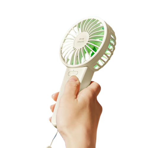 BRUNO USB Rechargeable Handheld Double Blade Fan BDE069