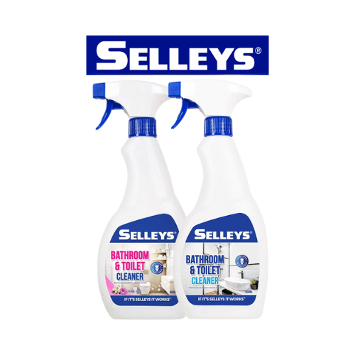 Selleys Bathroom & Toilet Cleaner 500ml 2 Bottles Spray (Original /Floral)