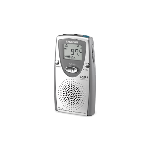 Sangean DT-210 (AM / FM-Stereo Pocket Radio) - 1 Year Manufacturer Warranty