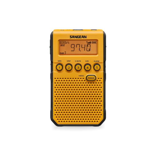 Sangean DT-800 (FCC AM / FM / Weather Alert Pocket Radio) - 1 Year Manufacturer Warranty