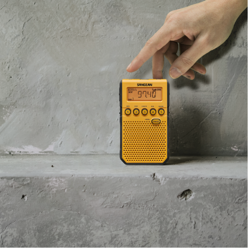Sangean DT-800 (FCC AM / FM / Weather Alert Pocket Radio) - 1 Year Manufacturer Warranty