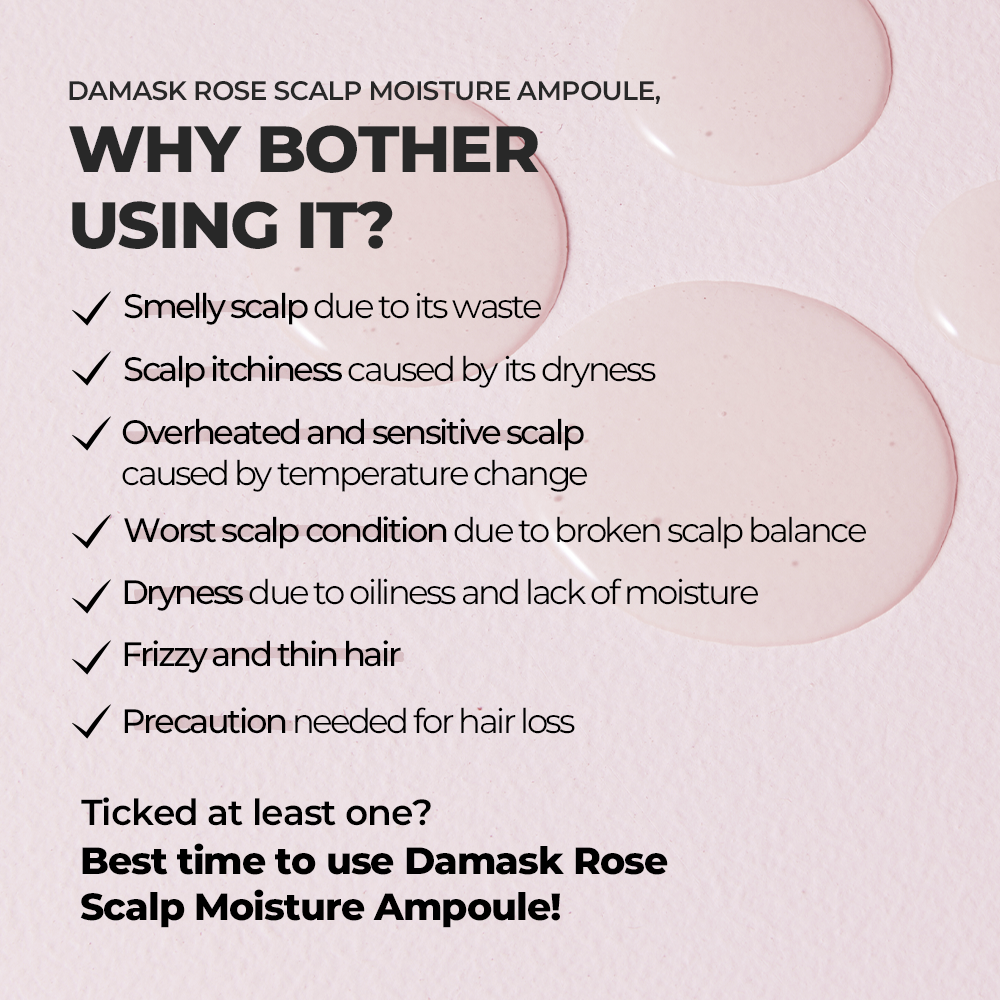 GRAFEN Damask Rose Ampoule - Scalp Moisture 50ML