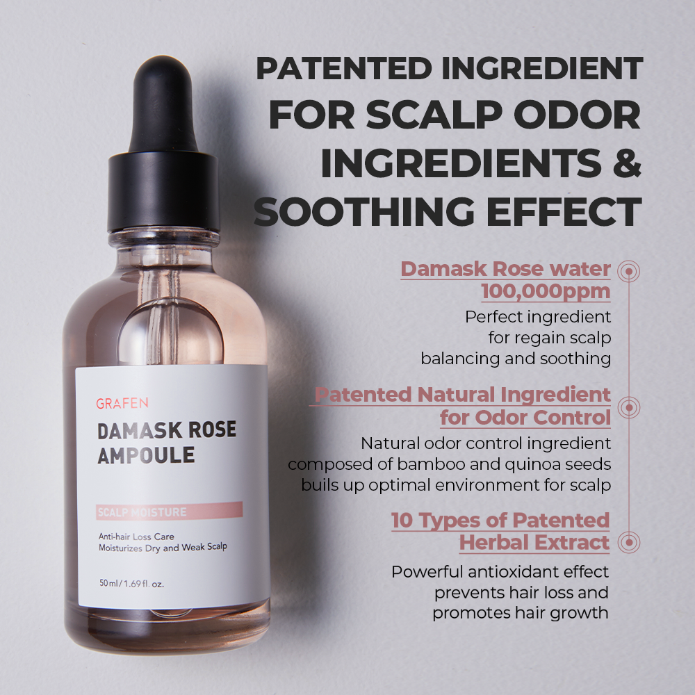 GRAFEN Damask Rose Ampoule - Scalp Moisture 50ML