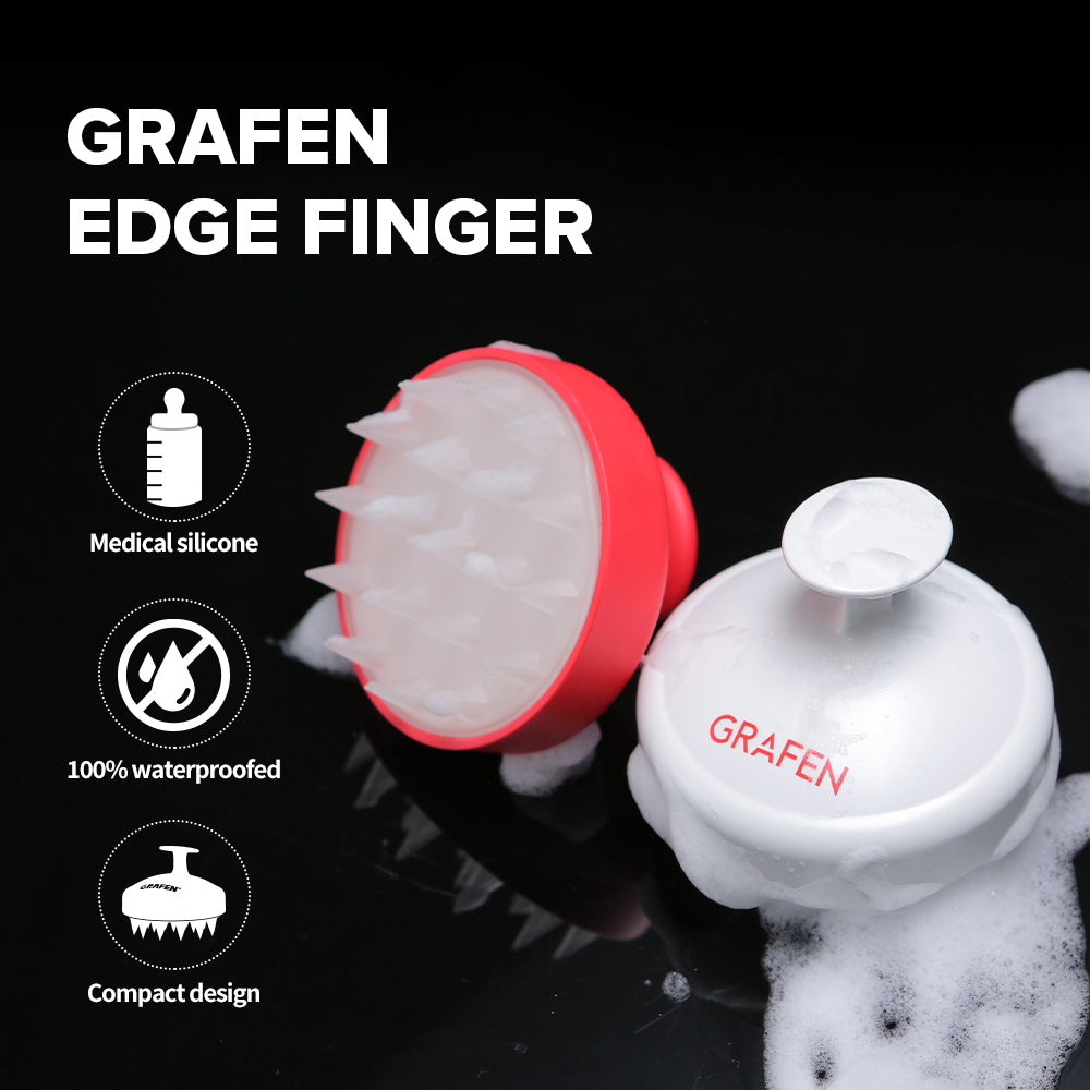 GRAFEN - Edge Finger Shampoo Brush - 2 Colors