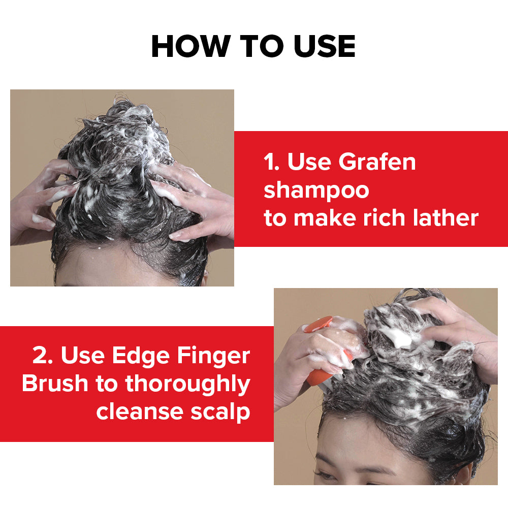 GRAFEN - Edge Finger Shampoo Brush - 2 Colors