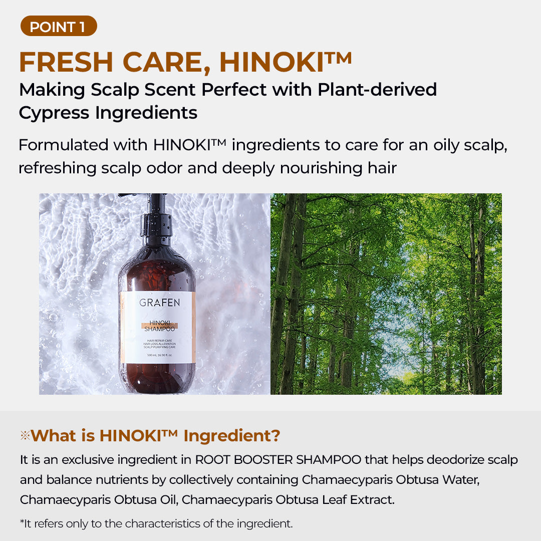 GRAFEN - Hinoki Shampoo 500ML