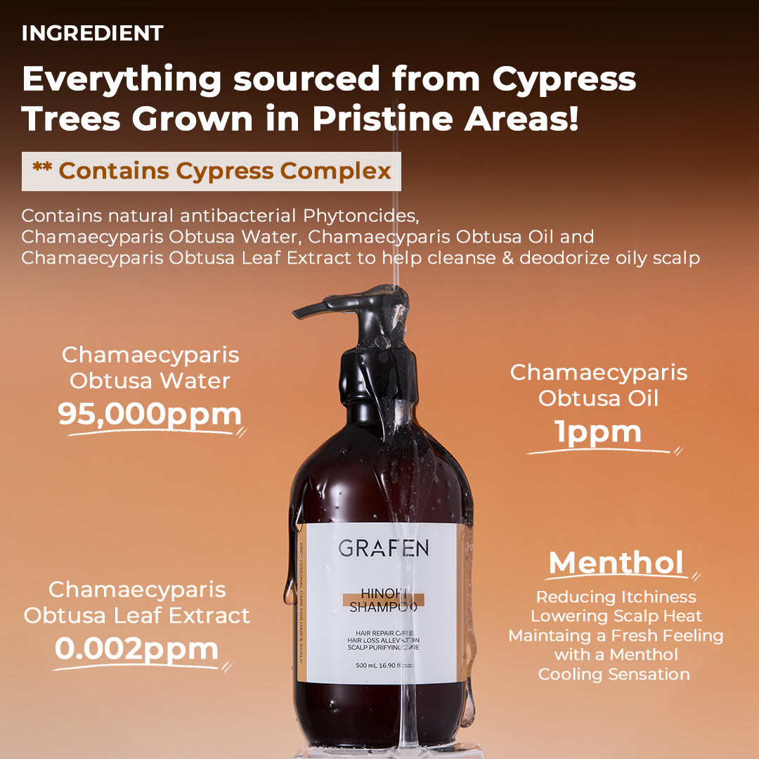 GRAFEN - Hinoki Shampoo 500ML