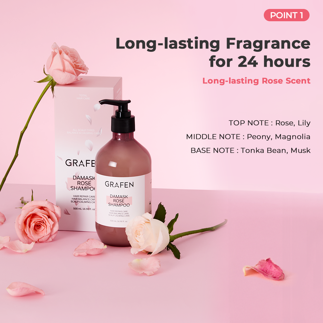 GRAFEN - Damask Rose Shampoo 500ML