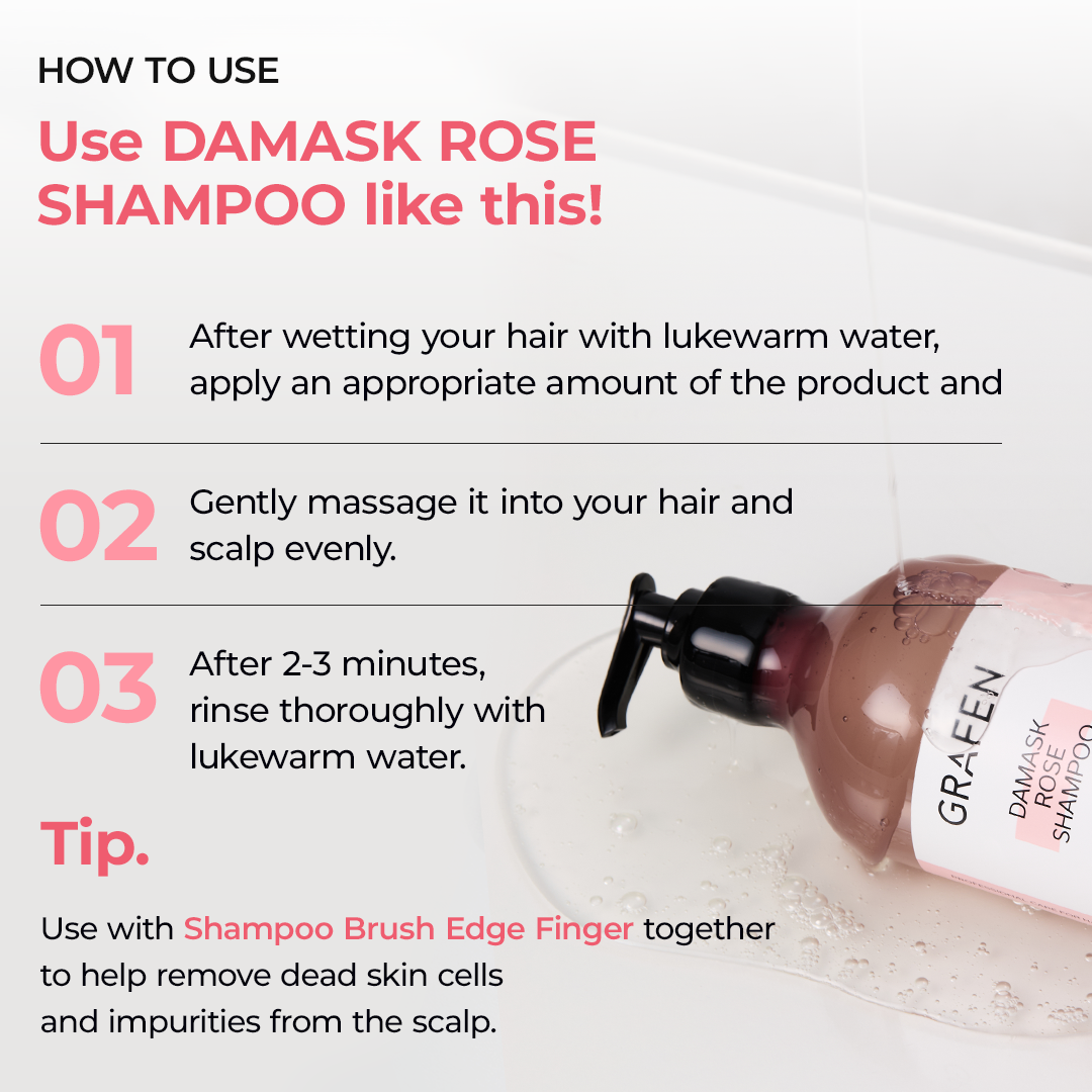 GRAFEN - Damask Rose Shampoo 500ML