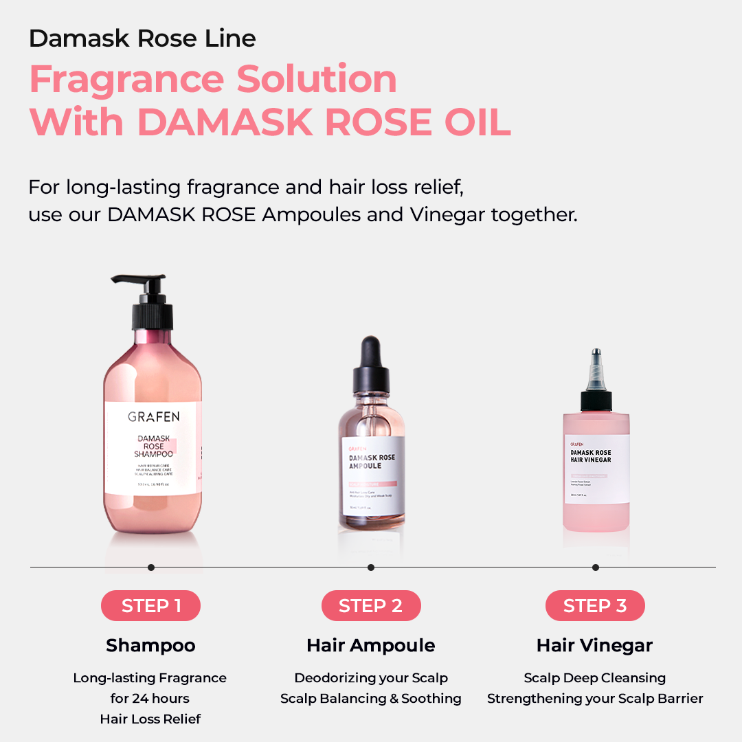 GRAFEN - Damask Rose Shampoo 500ML