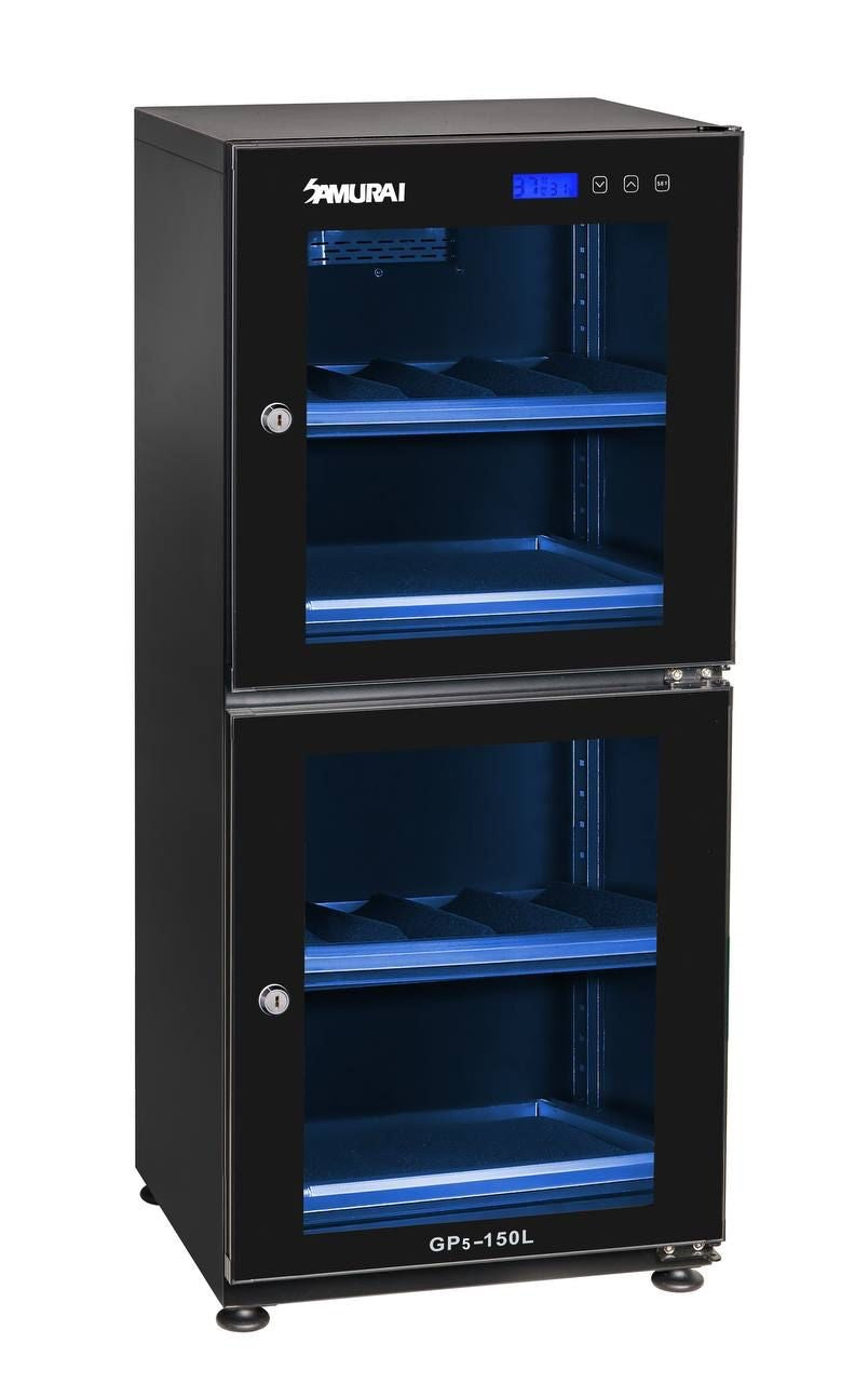 Samurai Digital Dry Cabinet GP5-150L - 5 Year Warranty