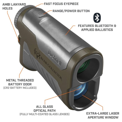 Bushnell Bone Collector 1800 (6x25) Laser Rangefinder (LBC1800) - Limited Warranty
