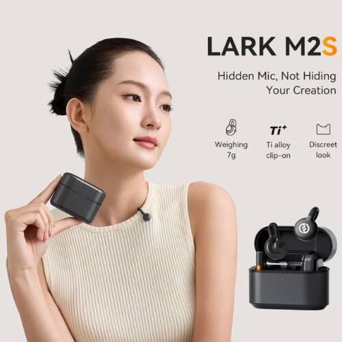 Hollyland LARK M2S Ultimate Combo (Camera RX+Lightning RX) Wireless Lavalier Microphone - 1 Year Manufacturer Warranty