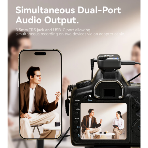 Hollyland LARK M2S Ultimate Combo (Camera RX+Lightning RX) Wireless Lavalier Microphone - 1 Year Manufacturer Warranty