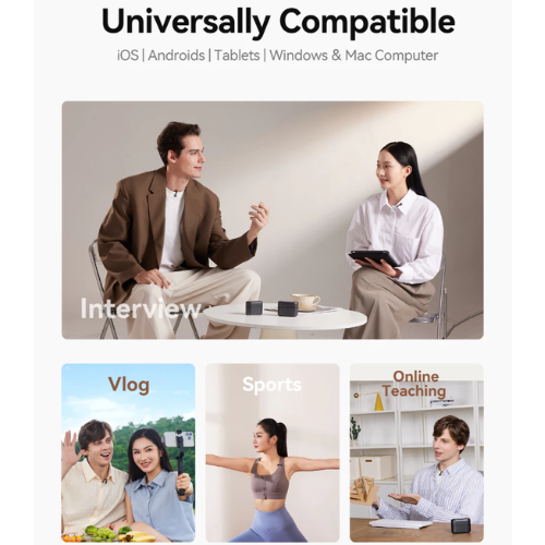 Hollyland LARK M2S Ultimate Combo (Camera RX+Lightning RX) Wireless Lavalier Microphone - 1 Year Manufacturer Warranty