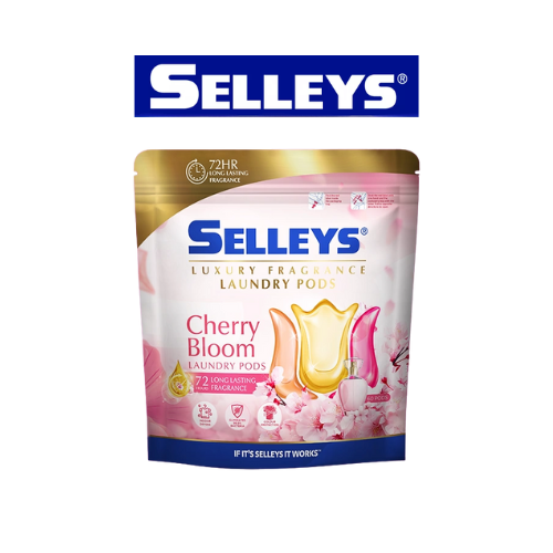 Selleys All in One Laundry Refill Pods with 60 pcs Pod (Floral / Lavender / Rose Vanilla / Cherry Bloom)