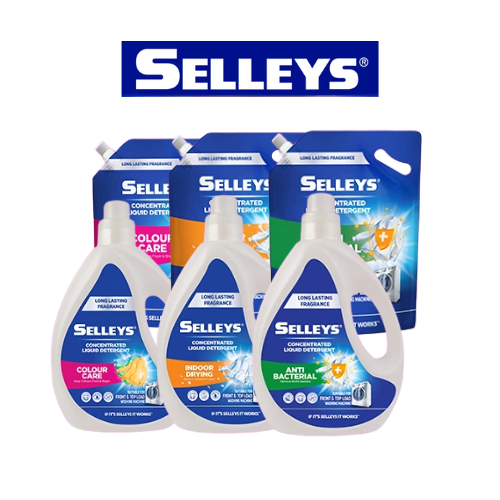 Selleys Laundry Liquid Detergent (Colour Care / Indoor Drying / Anti-Bacterial)