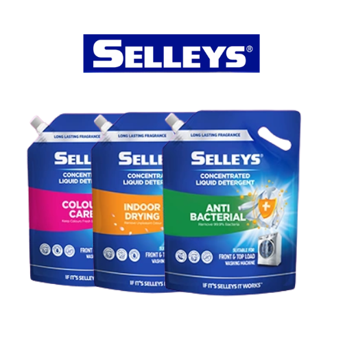 Selleys Laundry Liquid Detergent (Colour Care / Indoor Drying / Anti-Bacterial)