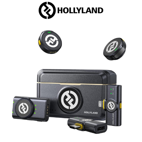 Hollyland LARK M2 Combo Wireless Lavalier Microphone - 1 Year Manufacturer Warranty