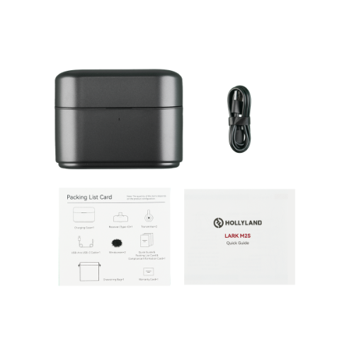 Hollyland LARK M2S Ultimate Combo (Camera RX+Lightning RX) Wireless Lavalier Microphone - 1 Year Manufacturer Warranty