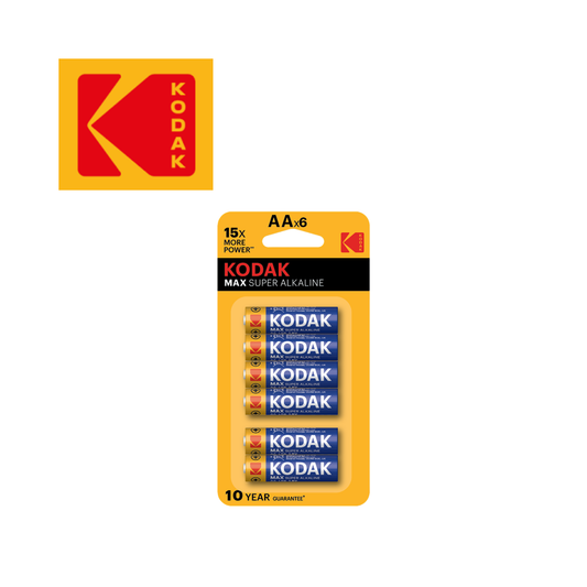 Kodak Battery MAX Alkaline Battery (10 year guarantee in storage)