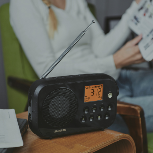 Sangean PR-D12BT (AM / FM / Bluetooth Digital Tuning Radio) - 1 Year Manufacturer Warranty