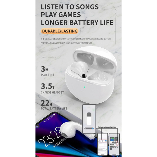 Samurai Audio S1 Touch Control Wireless Headphone Bluetooth 5.0 Earphones Sport Music Earbuds - 1 Year Warranty