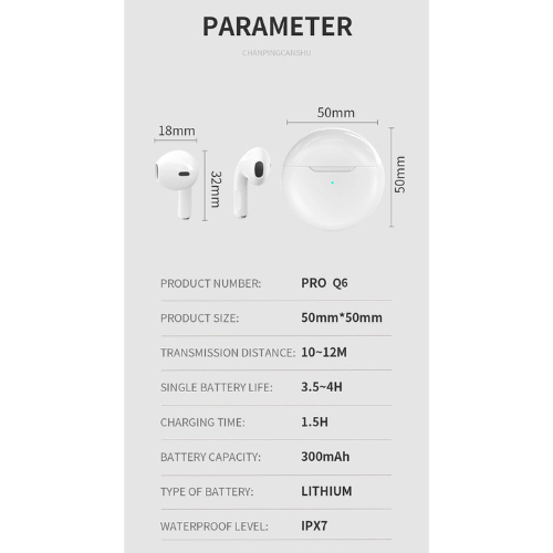 Samurai Audio S1 Touch Control Wireless Headphone Bluetooth 5.0 Earphones Sport Music Earbuds - 1 Year Warranty