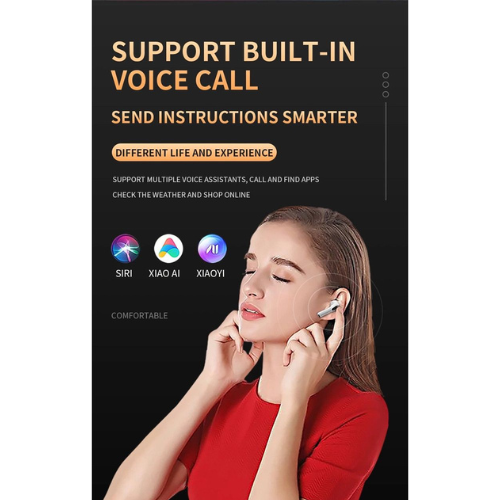 Samurai Audio S1 Touch Control Wireless Headphone Bluetooth 5.0 Earphones Sport Music Earbuds - 1 Year Warranty