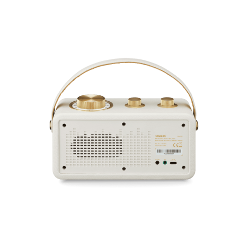 Sangean RA-101 (FM / Bluetooth / TWS / AUX Portable Wooden Cabinet Radio) - 1 Year Manufacturer Warranty