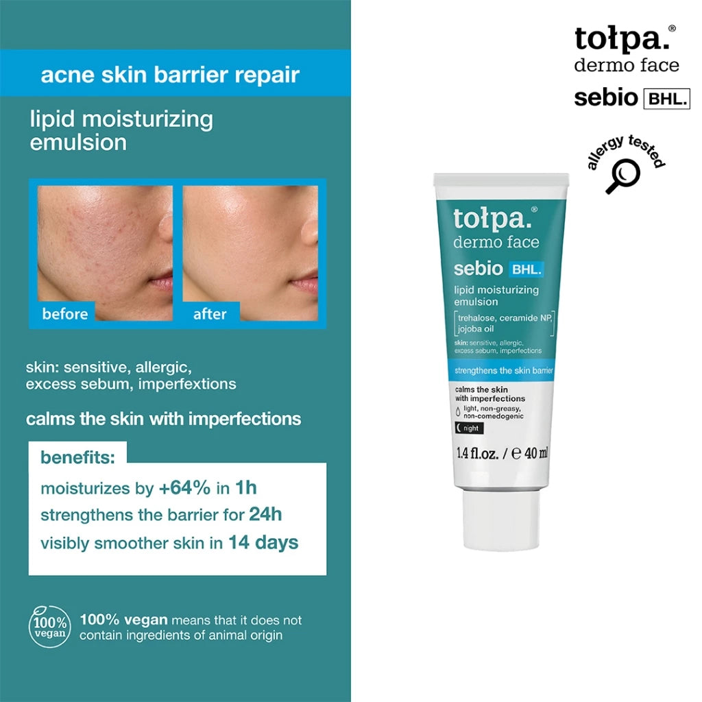 Tolpa Sebio BHL. Lipid Moisturizing Emulsion 40ml