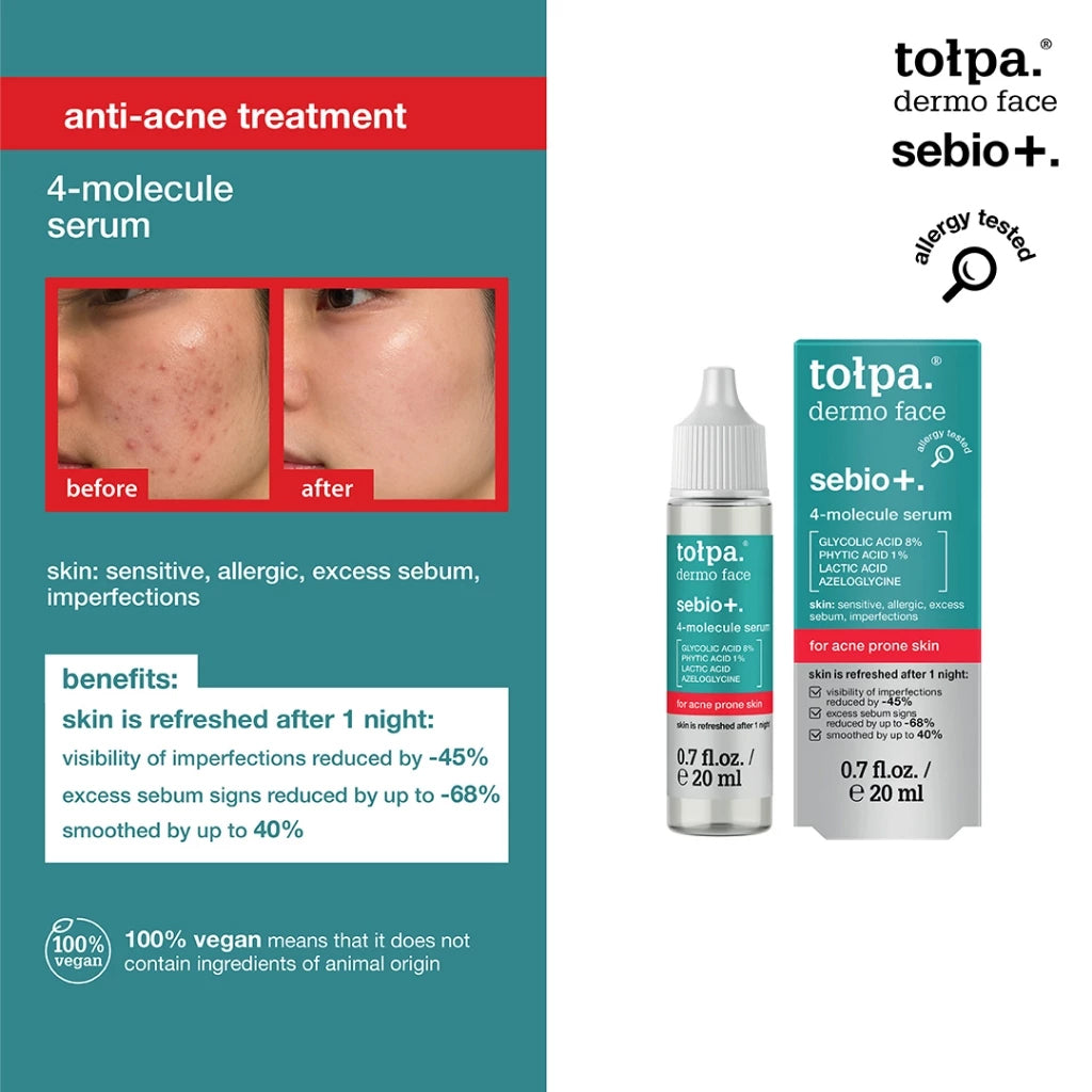Tolpa Sebio+. 4 Molecule Serum 20ml