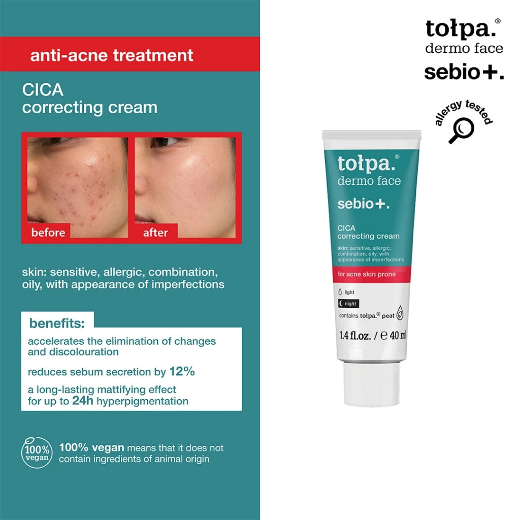 Tolpa Sebio+. Cica Correcting Cream 40ml
