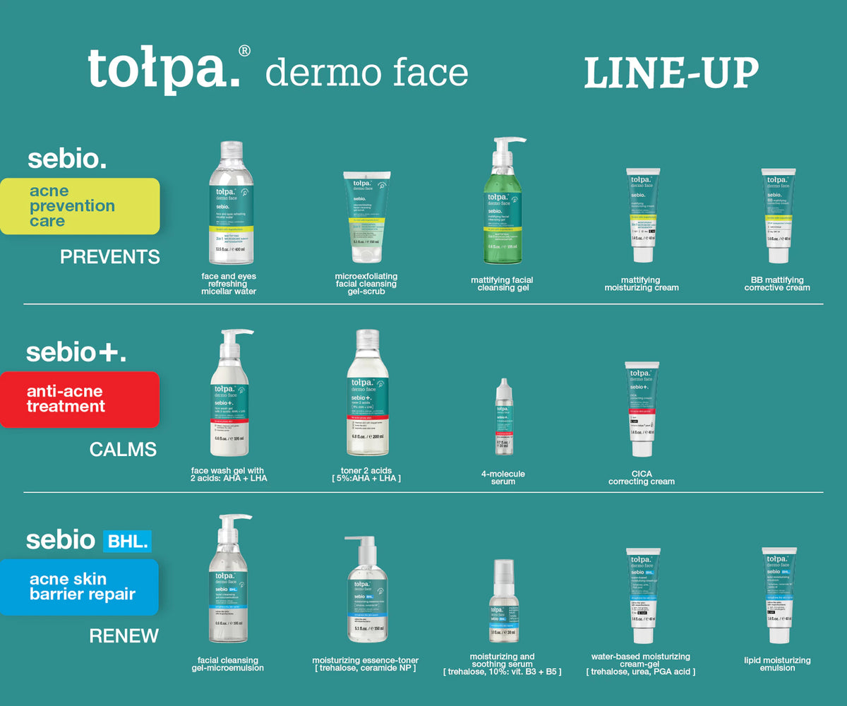 Tolpa Sebio+. Toner 2 Acids 200ml