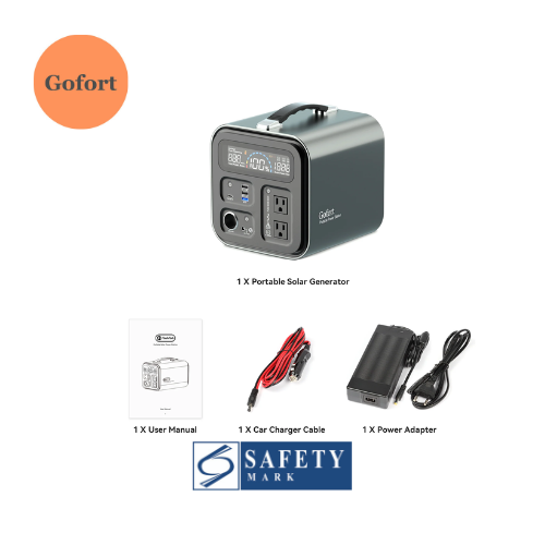 Gofort UA1100 (297600mAh/1100Wh/1200W) Portable Power Station - 1 Year Warranty