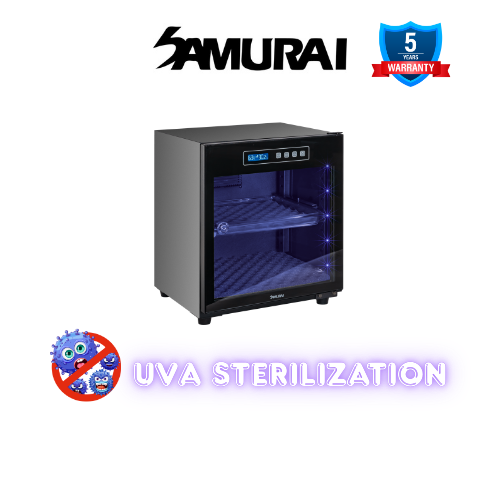 Samurai Digital Dry Cabinet UVA-040 (40L) with UVA Sterilization - 5 Years Local Manufacturer Warranty