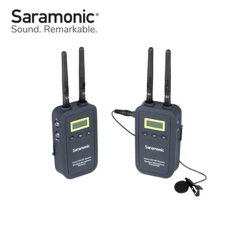 Saramonic VmicLink5 HiFi (TX5+RX5) 5.8GHz SHF Wireless Lavalier Microphone System- 1 Year Warranty