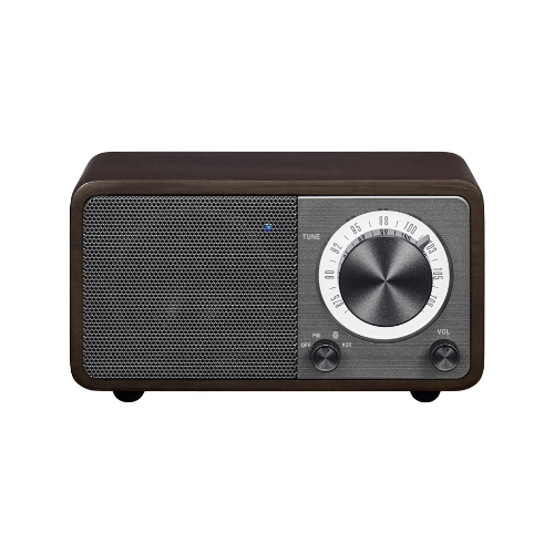 Sangean WR-7 FM / Bluetooth / AUX Wooden Cabinet Radio (Dark Cherry/Walnut) - 1 Year Manufacturer Warranty