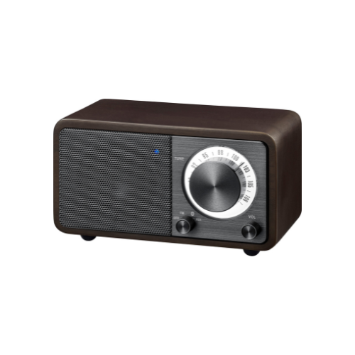 Sangean WR-7 FM / Bluetooth / AUX Wooden Cabinet Radio (Dark Cherry/Walnut) - 1 Year Manufacturer Warranty